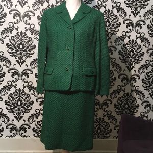 1965 Windsmoor London Fine Wool Tweed Skirt Suit